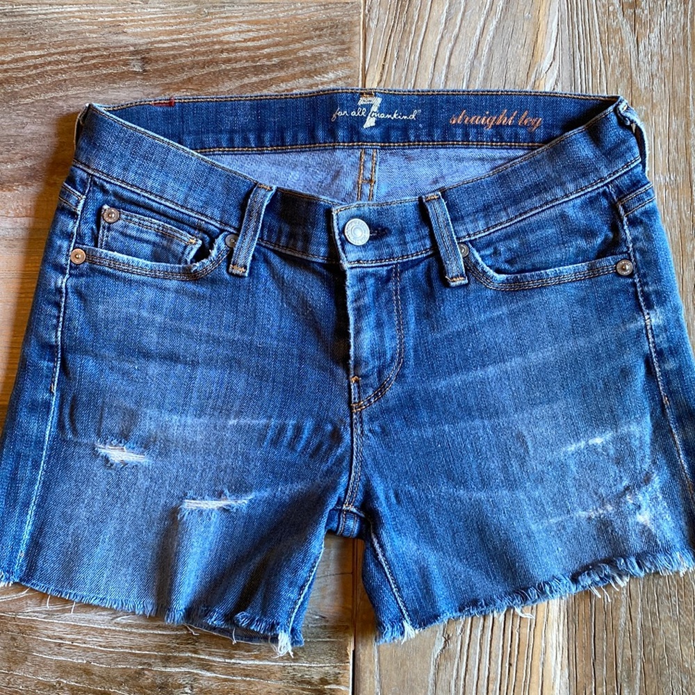 Vintage seven for all mankind cutoff Jean shorts